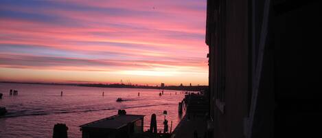 Vue depuis lâhĂ©bergement