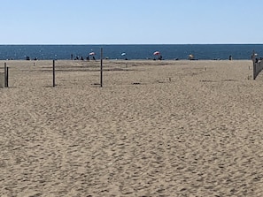Am Strand, Strandtücher