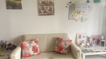 Smart TV, books, stereo