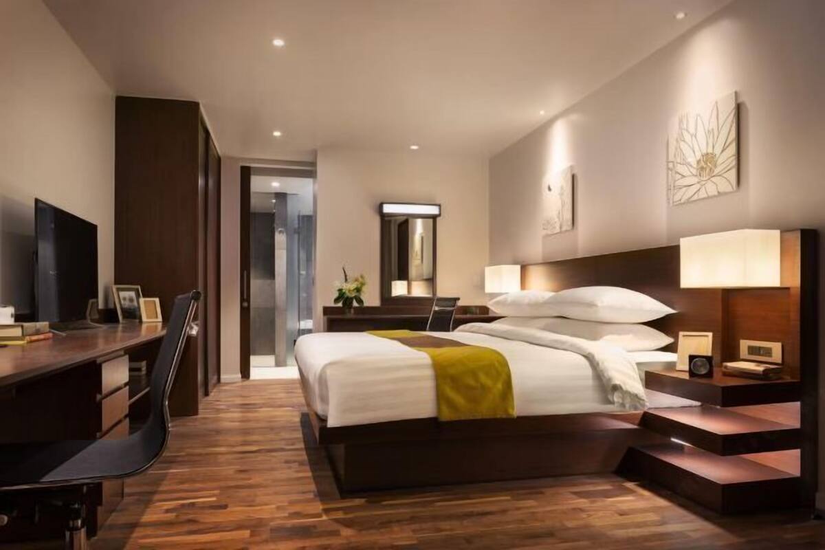 1 chambre, coffres-forts dans les chambres, bureau, rideaux occultants