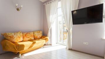 Apartment | 1 Schlafzimmer, hochwertige Bettwaren, individuell dekoriert
