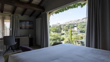 Panoramic-Doppel- oder -Zweibettzimmer, 1 Doppelbett, Stadtblick | Ausblick vom Zimmer