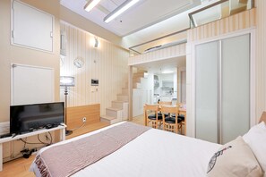 Premium bedding, iron/ironing board, free WiFi - Seoul STN Travel on Stay (Seoul)