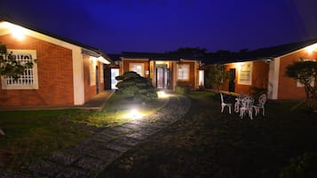 Front of property - evening/night