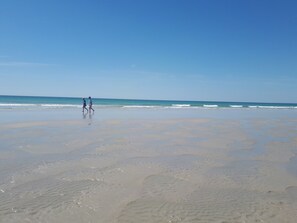 On the beach