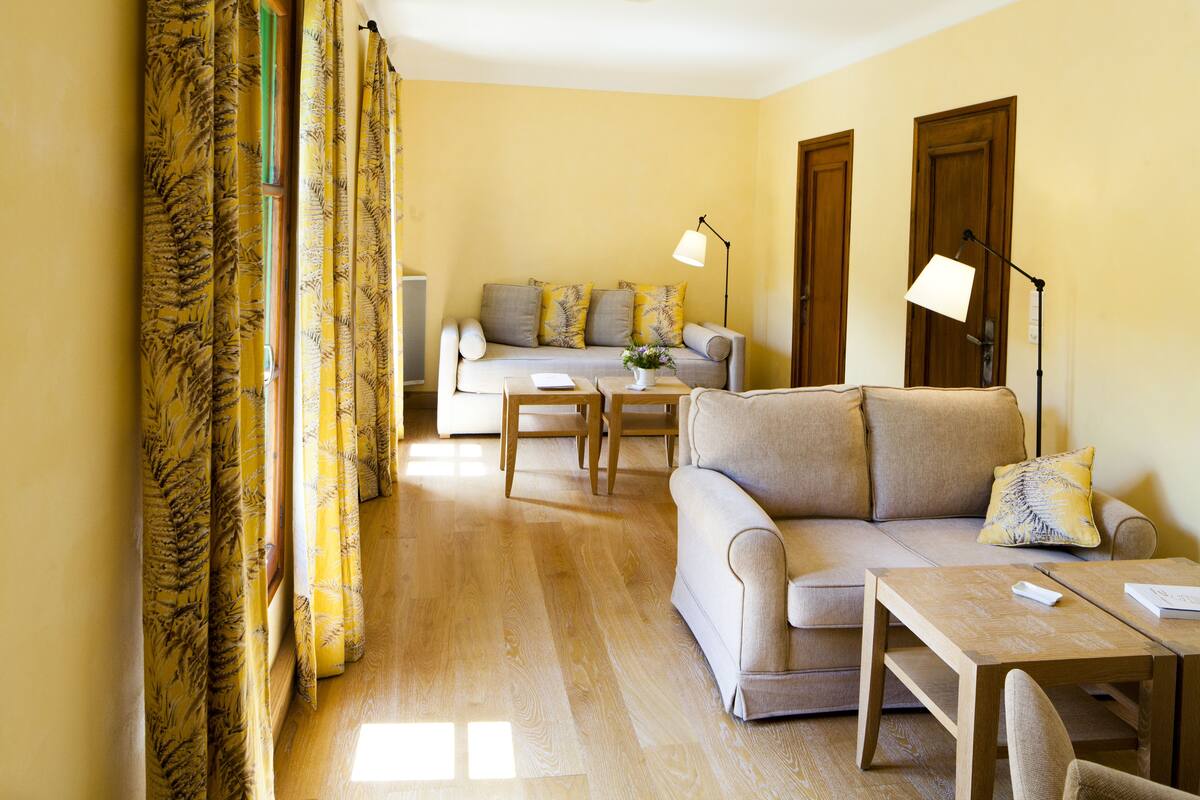 large suite | 1 bedroom, premium bedding, desk, blackout curtains