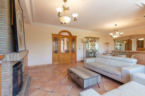 TV, fireplace, ping pong
