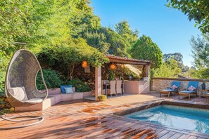 A heated pool - Heated pool house 200 mins from the beaches. (Rayol-Canadel-Sur-Mer)