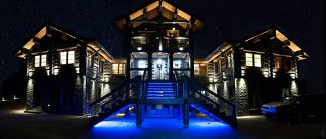 Front of property – evening/night