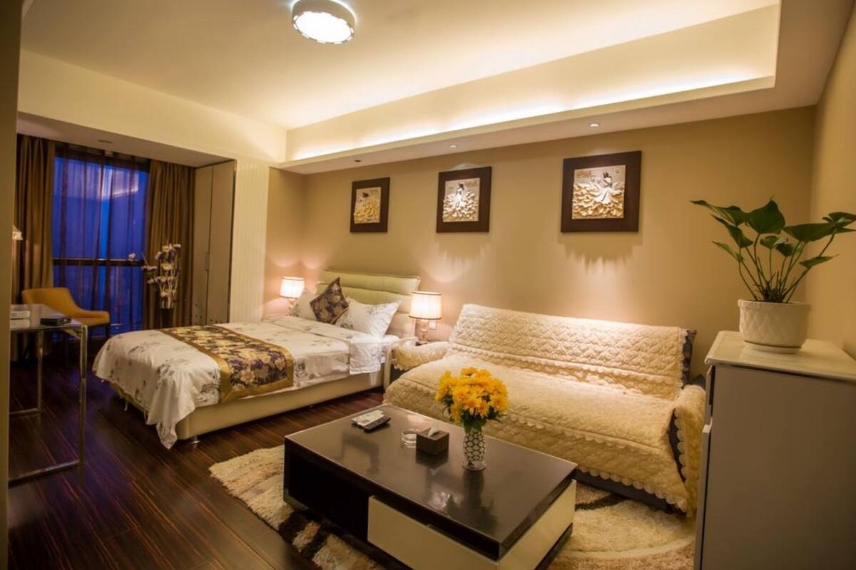 ห้องเอ็กซ์คลูซีฟดับเบิล | โต๊ะทำงาน, ผ้าม่านกันแสง, Wi-Fi ฟรี