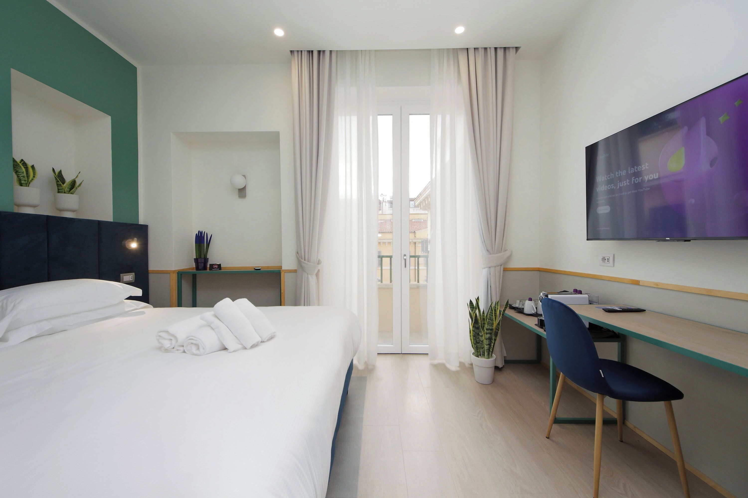 Chambre Double, balcon