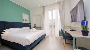 Chambre Double, balcon