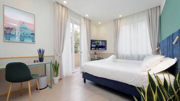 Chambre Double, balcon