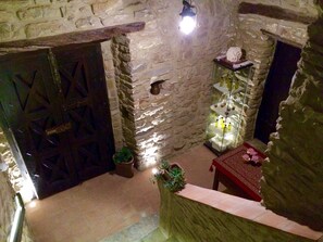 Interior entrance