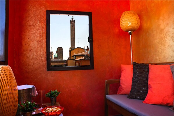 Junior-Suite, Terrasse, Stadtblick | Terrasse/Patio