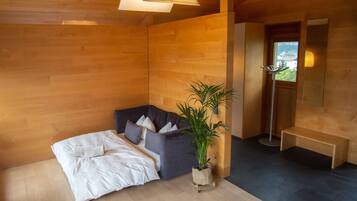 Panorama penthouse | 1 slaapkamer, lakens van Egyptisch katoen, luxe beddengoed