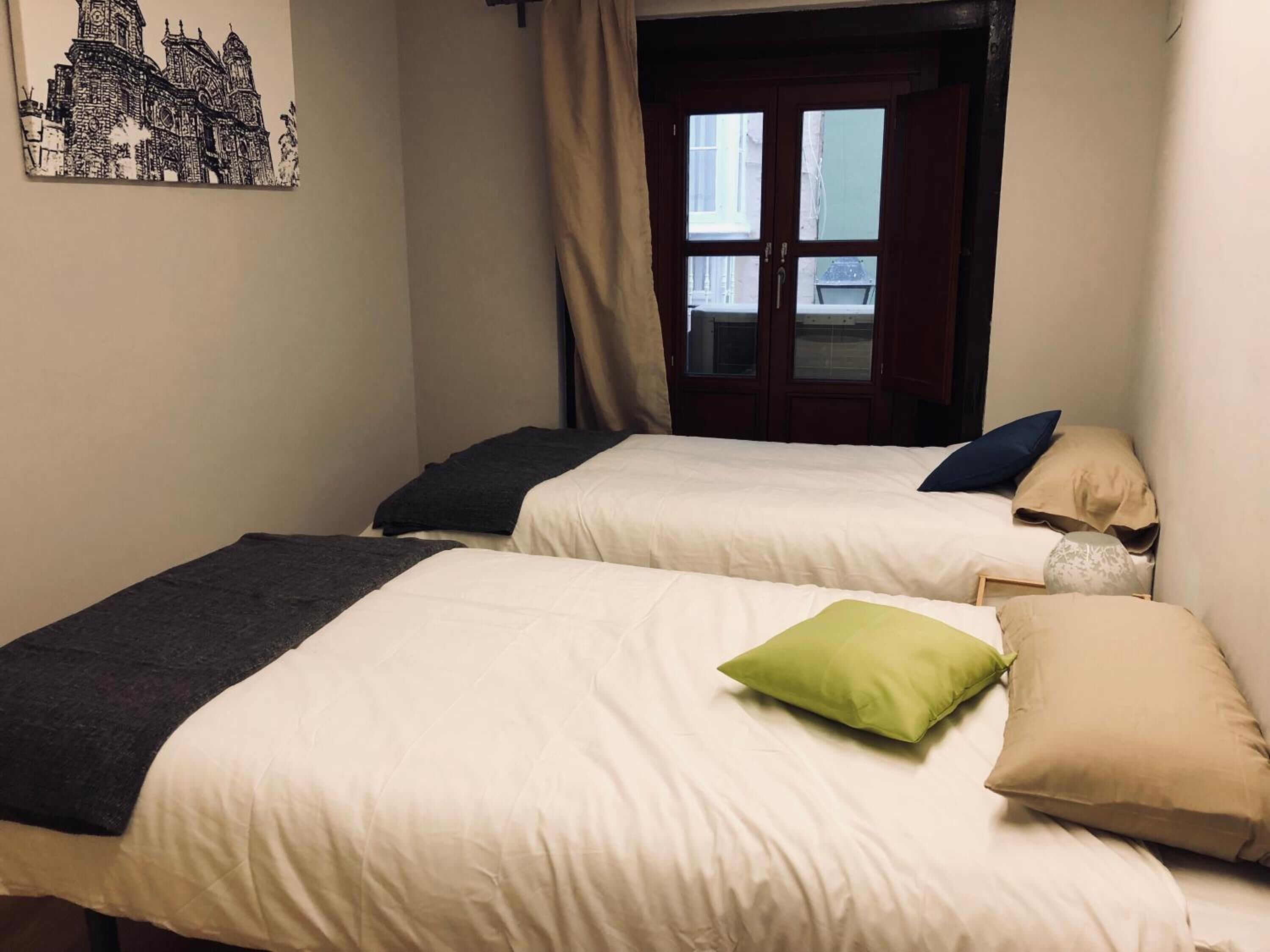 Blackout curtains, free cots/infant beds, rollaway beds, free WiFi