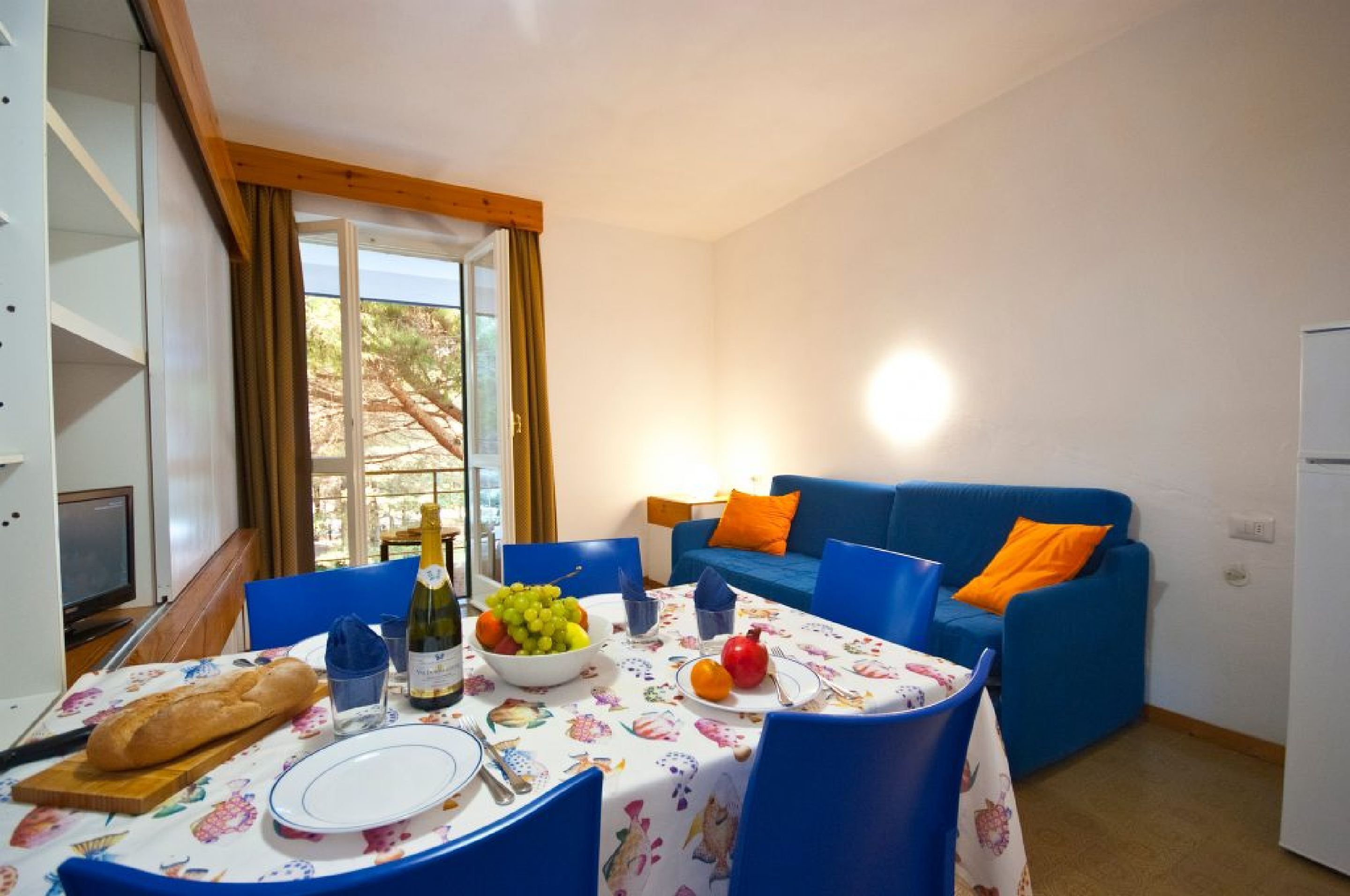 Appartement, 1 lit double et 1 canapé-lit | Salle de séjour