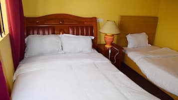 Comfort Double or Twin Room, Multiple Beds, Non Smoking | Premium bedding, desk, blackout drapes, soundproofing