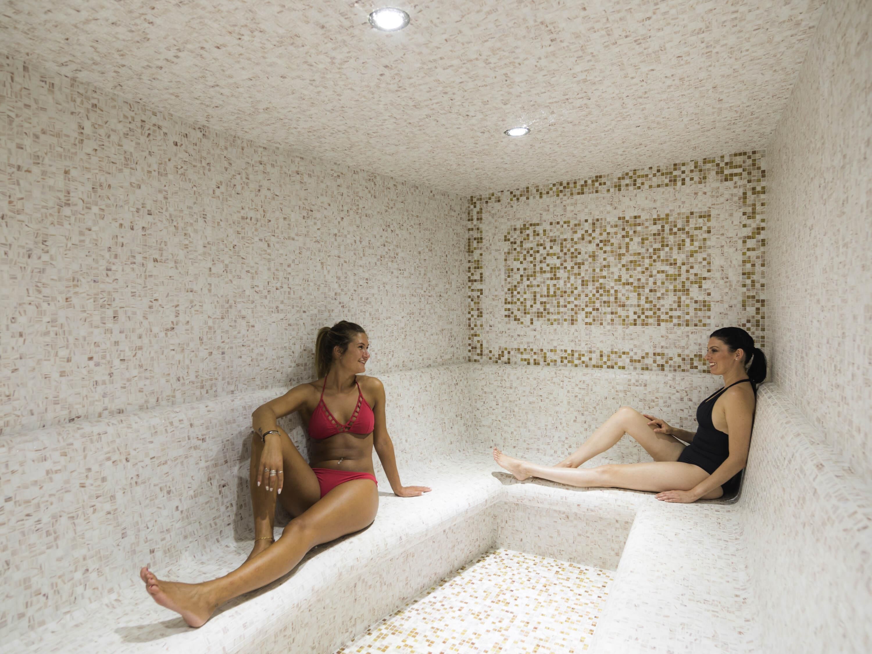 Sauna, hot tub, steam room, body treatments, body wraps, body scrubs