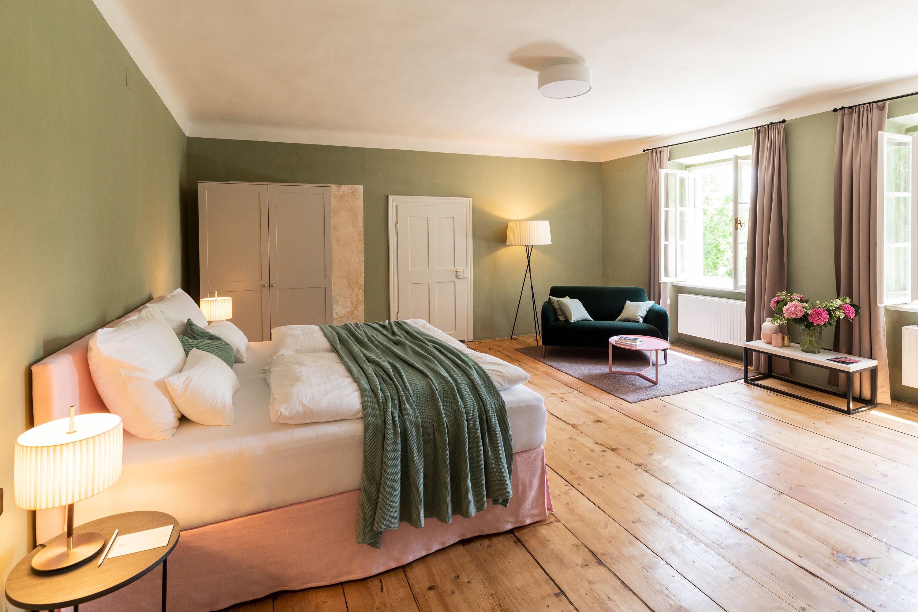 Bộ trải giường bằng vải cotton Ai Cập, bộ đồ giường cao cấp 