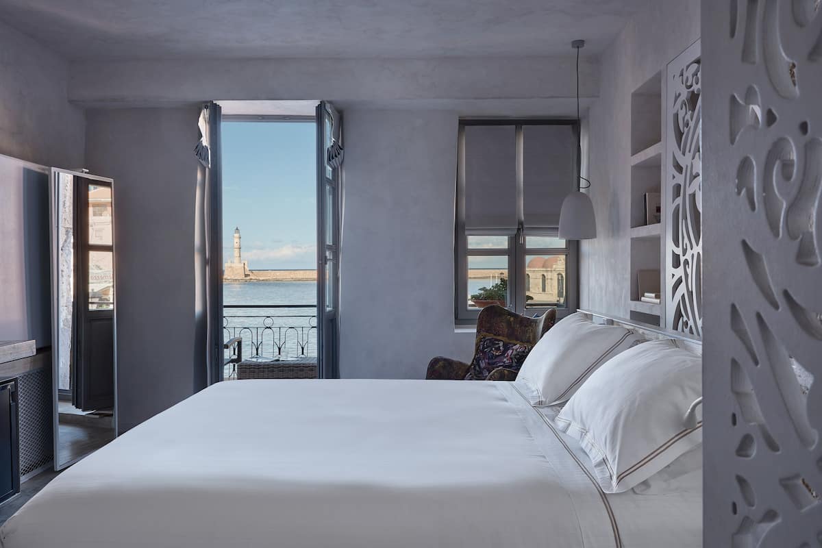 Double White suite with sea view