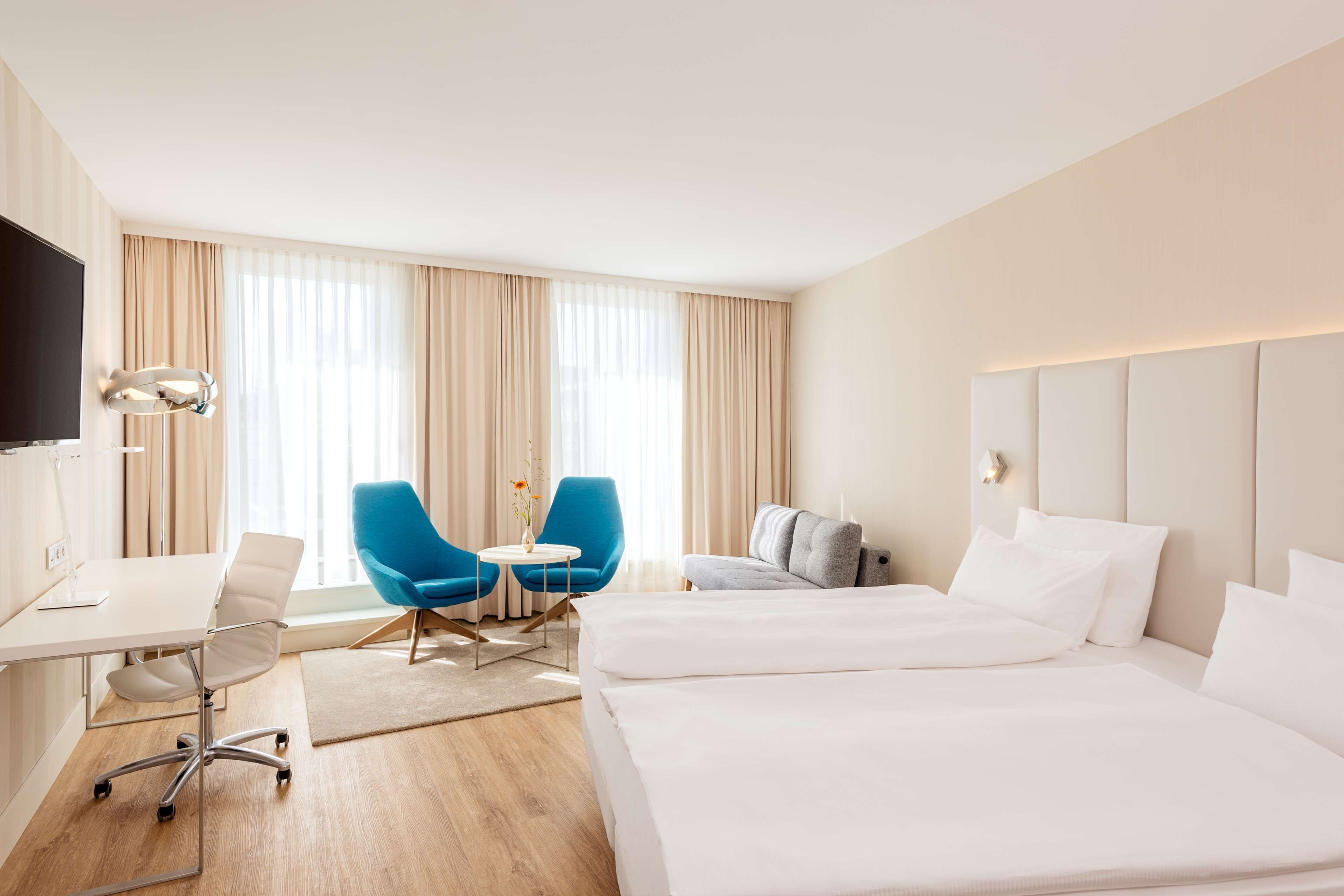 Minibar, in-room safe, desk, blackout drapes