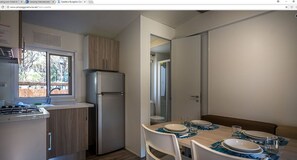 Mobile home - 3 soveværelser | Opholdsområde | Bordtennisbord
