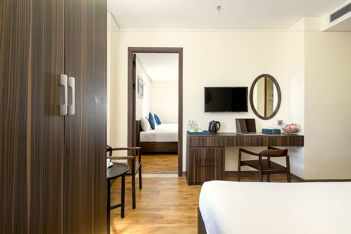 1 bedroom, minibar, in-room safe, desk