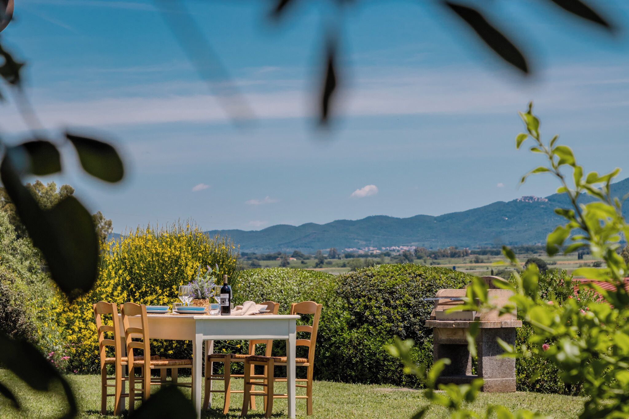 Blick von der Unterkunft