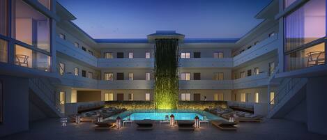 Fasade – kveld/natt