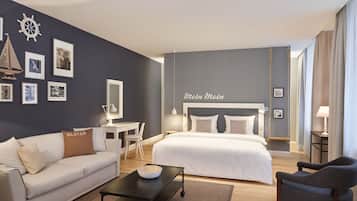 1 bedroom, in-room safe, desk, iron/ironing board