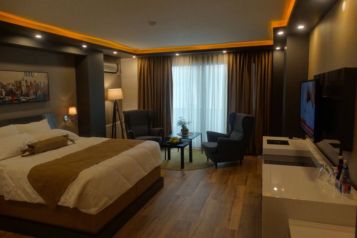 Exclusive-Zimmer, 1 Schlafzimmer, Balkon, Meerblick | Ausblick vom Zimmer