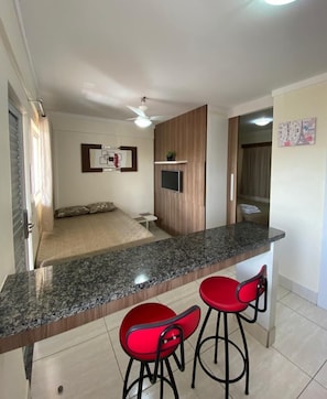 Apartamento | 1 quarto, quartos à prova de som, Wi-Fi de cortesia