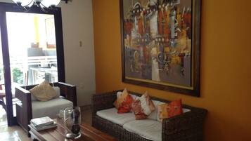 Sala de estar en el lobby