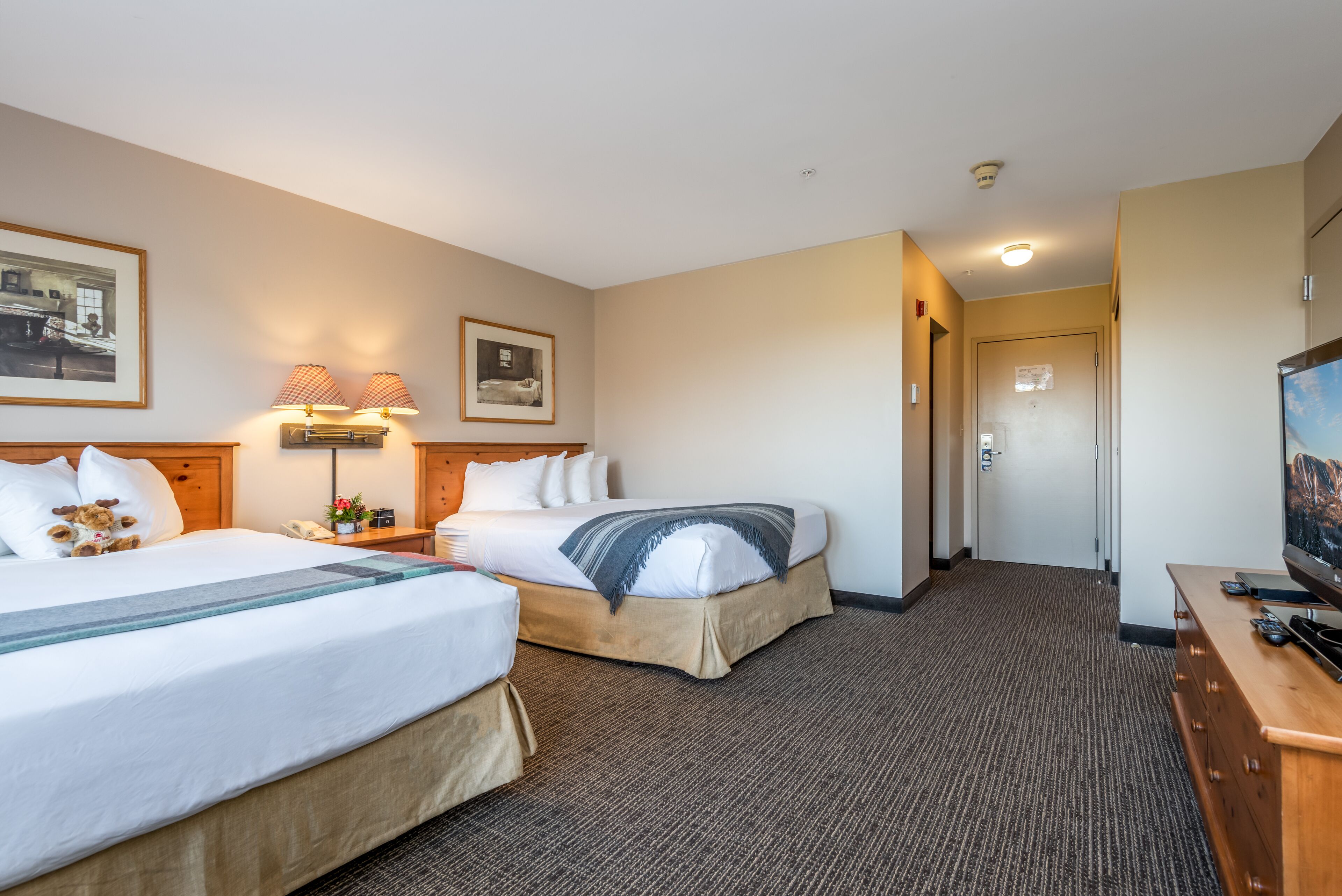 standard room, 2 queen beds | desk, laptop workspace, iron/ironing board, free wifi