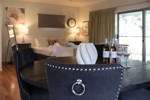1 bedroom, iron/ironing board, bed sheets