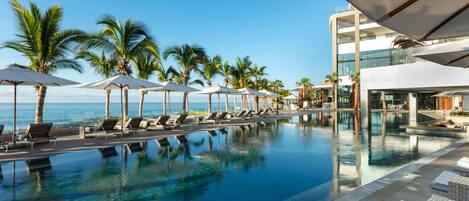 8 outdoor pools, cabanas (surcharge), pool umbrellas