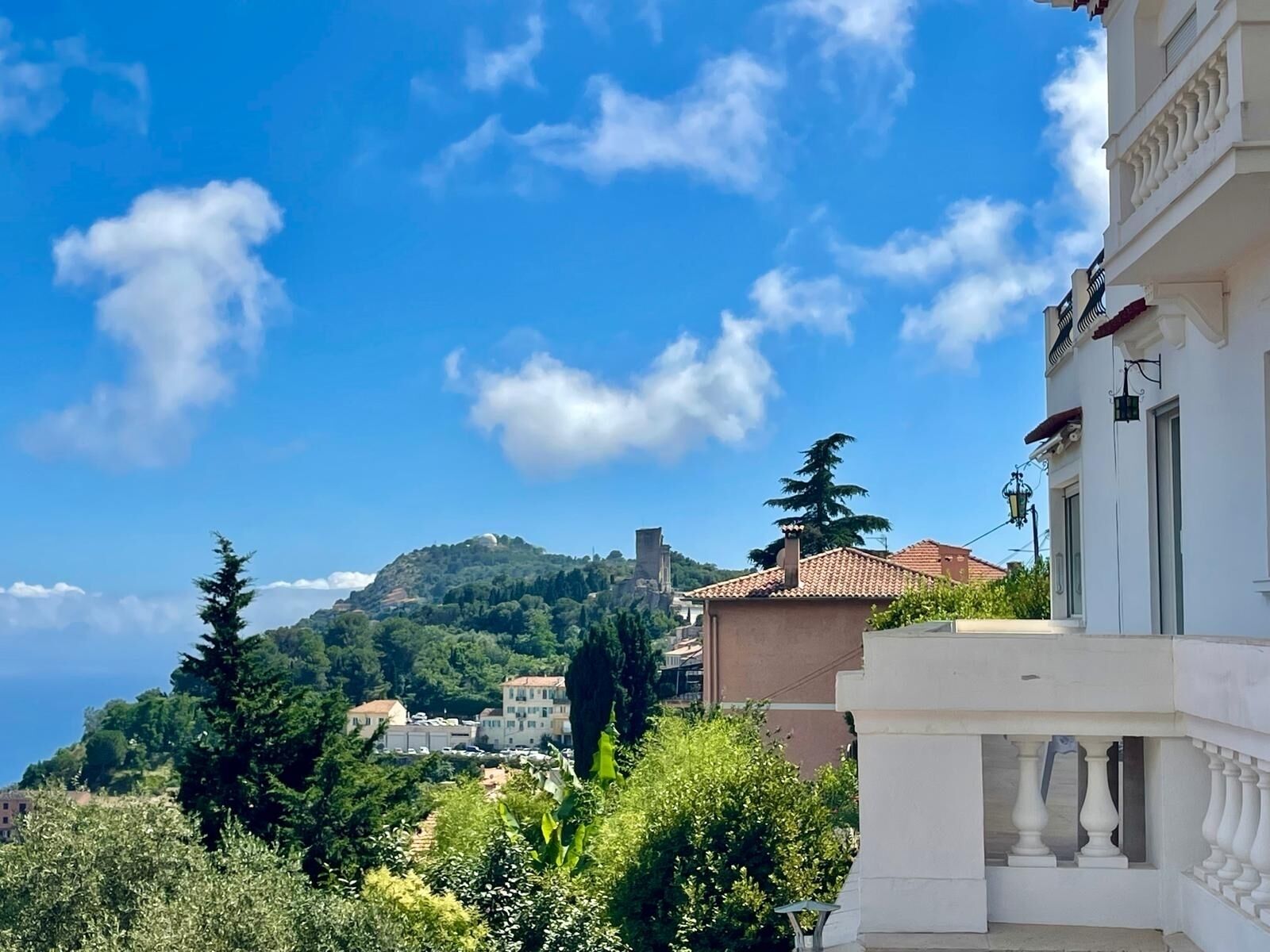View to La turbie village