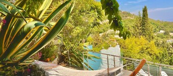 Large Villa, 4 bedrooms, unique panoramic view of Monaco, gardens, swimming pool