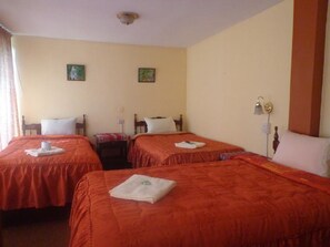 Free WiFi, bed sheets