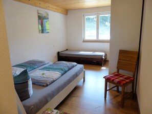 3 bedrooms, iron/ironing board, travel cot, WiFi