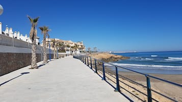 Vlak bij het strand