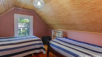 4 soverom, strykejern/-brett, wi-fi og sengetøy