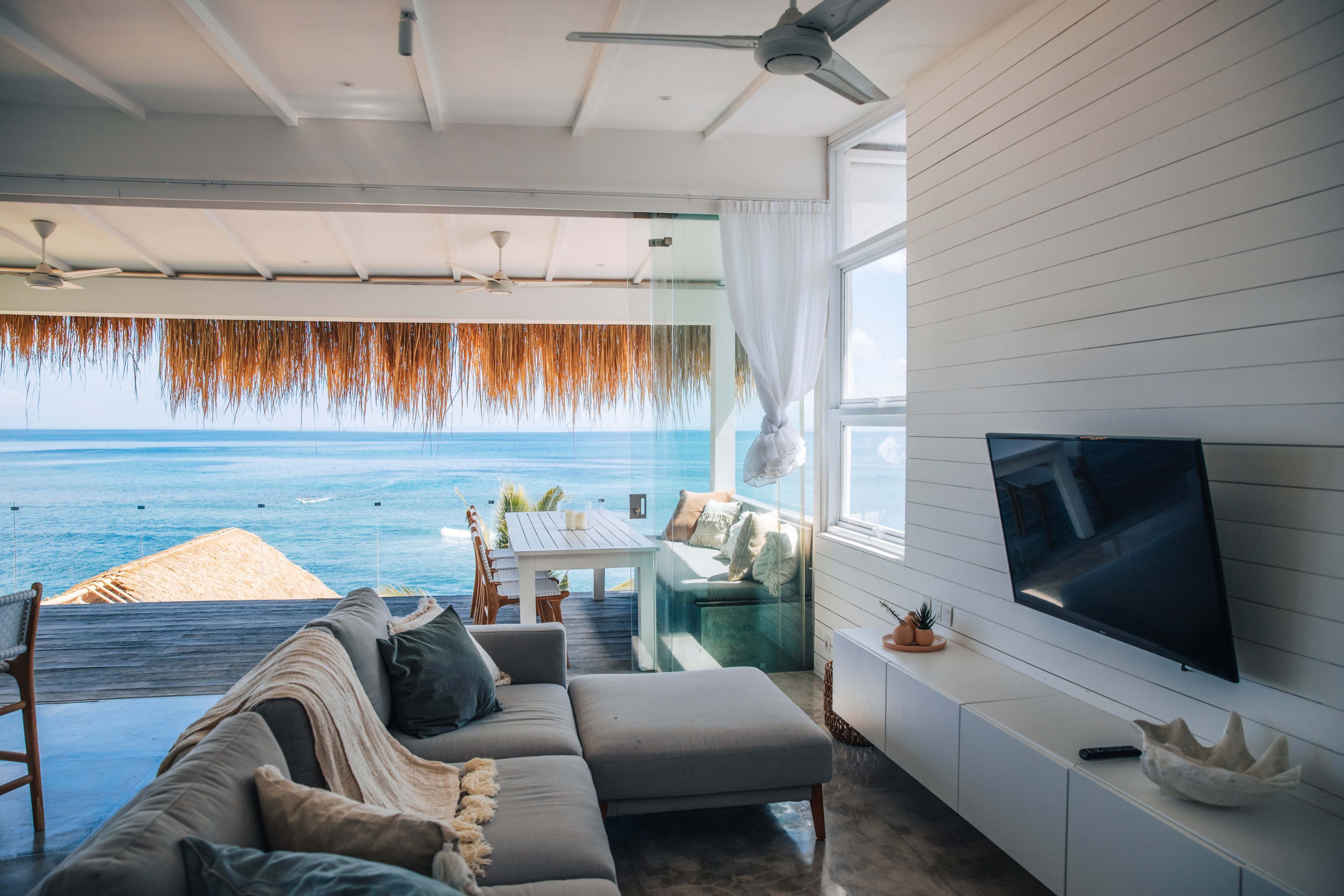 Villa, 3 Bedrooms, Ocean View | Living area