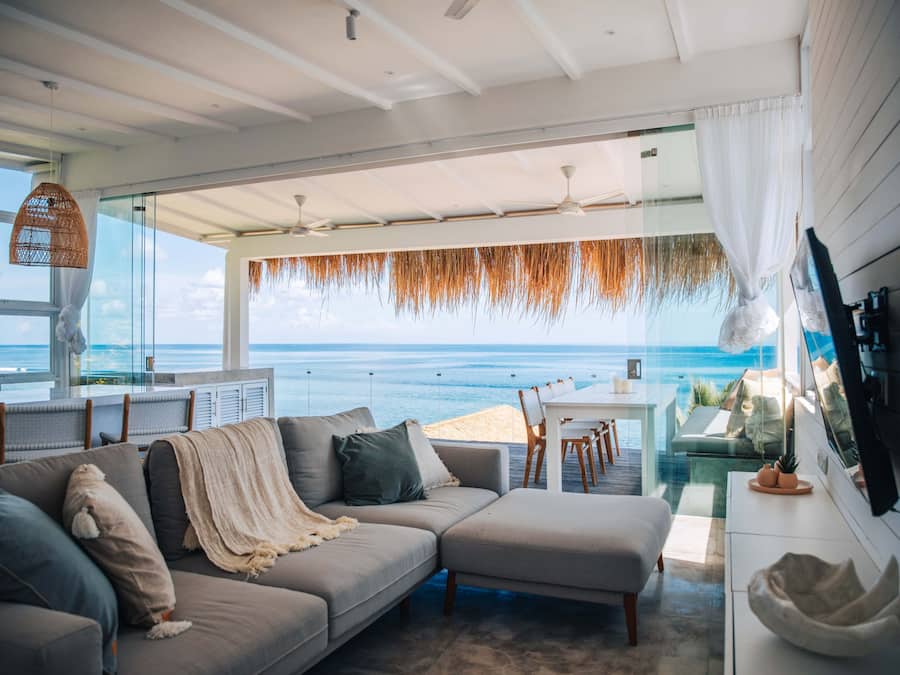 Villa - 3 soveværelser - havudsigt | Opholdsområde