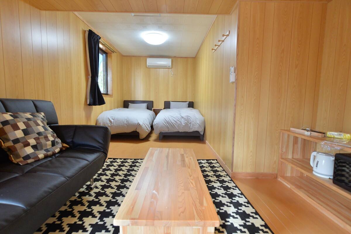 twin room, nanachibushi | 1 bedroom, desk, blackout curtains, free wifi