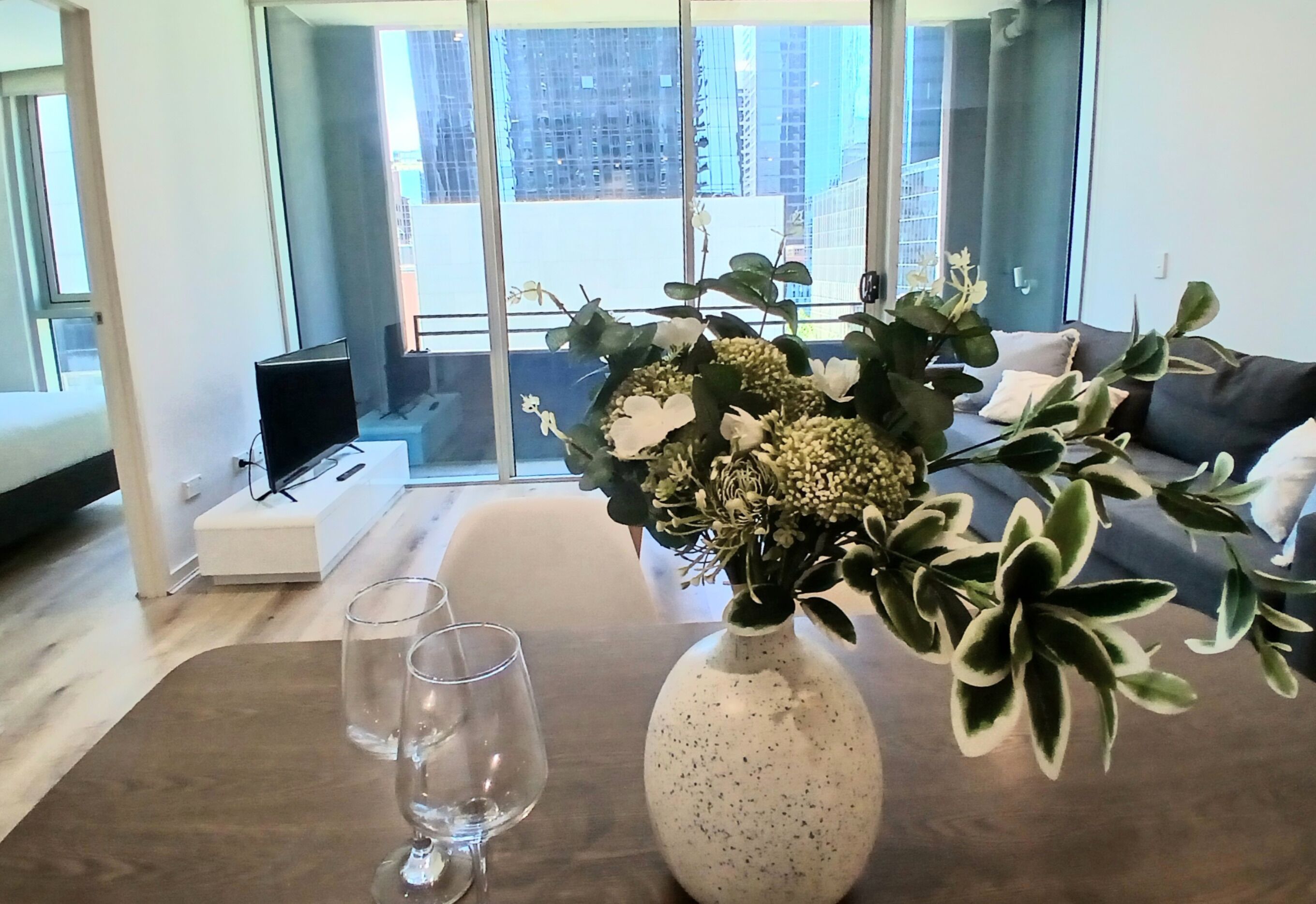 บิสซิเนสอพาร์ทเมนท์, 2 ห้องนอน, วิวเมือง | วิวจากห้องพัก