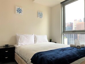 2 habitaciones, ropa de cama de alta calidad y muebles diferentes 