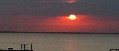 Blick von der Unterkunft